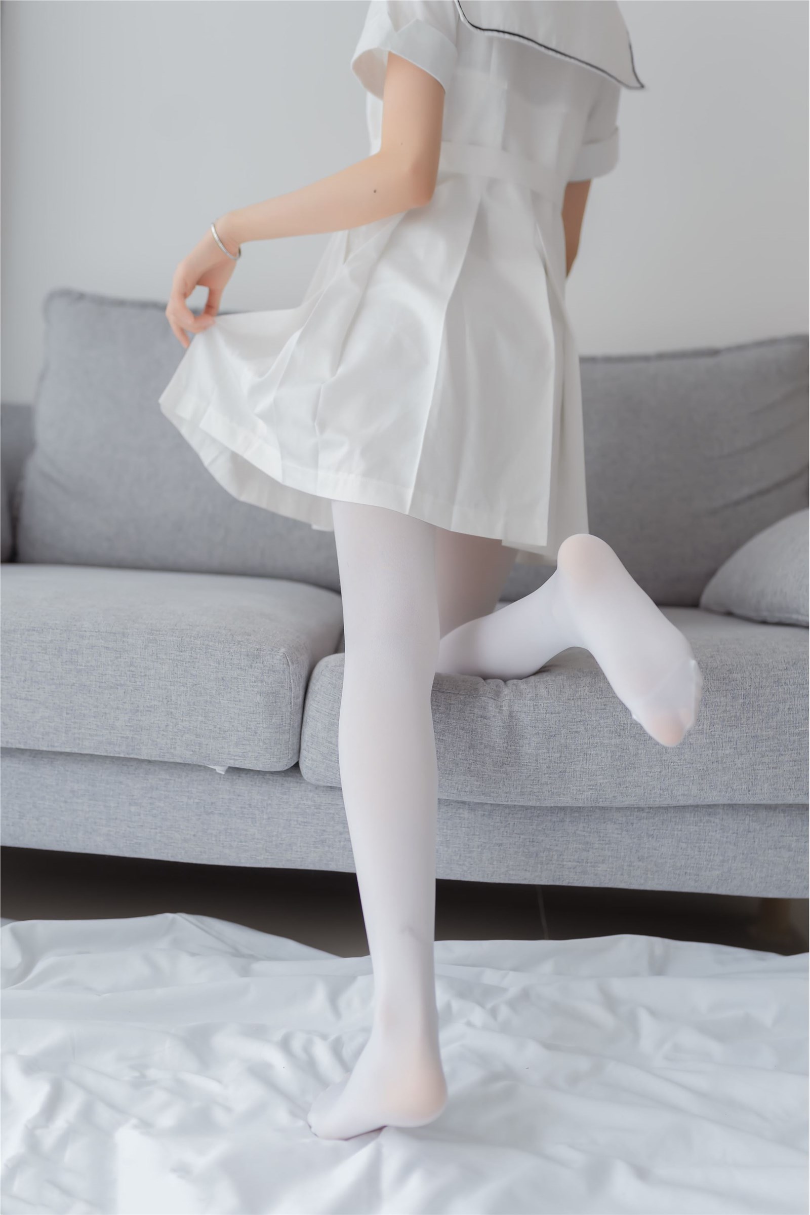 Kapok No.51 - mumianmian owo - No.51 pure white skirt(18)